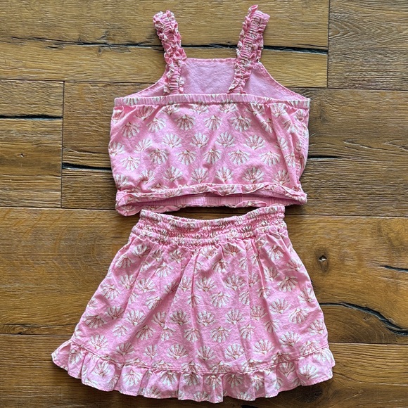 Crewcuts Pink Floral Kids Matching Set - Picture 7 of 7